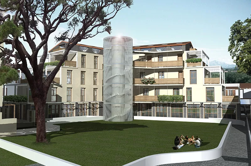 progetto complesso residenziale